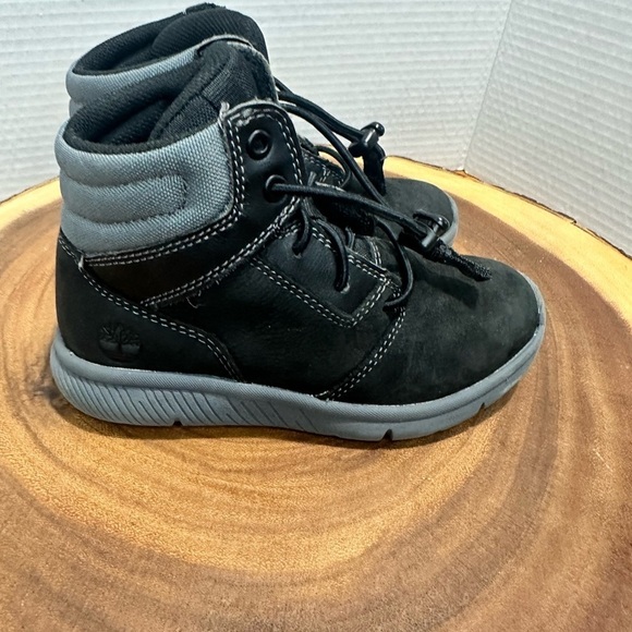 Timberland Other - Timberland Mid Sneaker Boots Size 10 Toddler Hoverlite Chukkas Nubuck Black